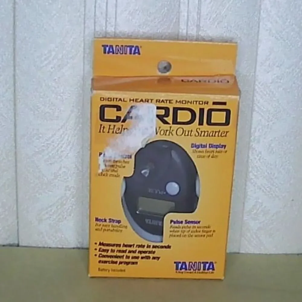 TANITA CARDIO DIGITAL HEART RATE MONITOR YH406 - New 1998